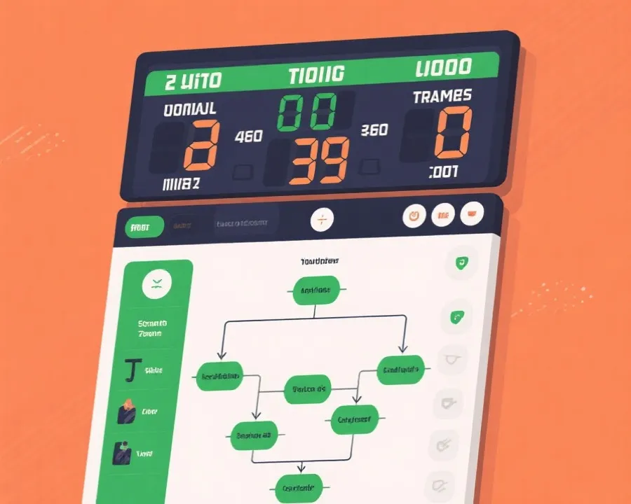赛程与比分界面示意图